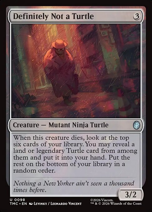 TMC: Definitely Not a Turtle