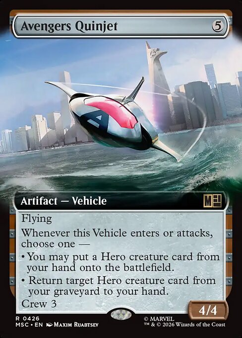 MSC: Avengers Quinjet - Hammer of Nazahn (Extended Art)