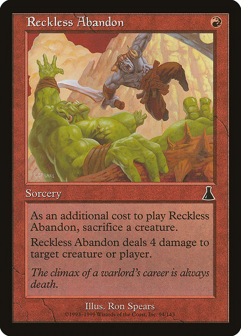 UDS: Reckless Abandon (Foil)