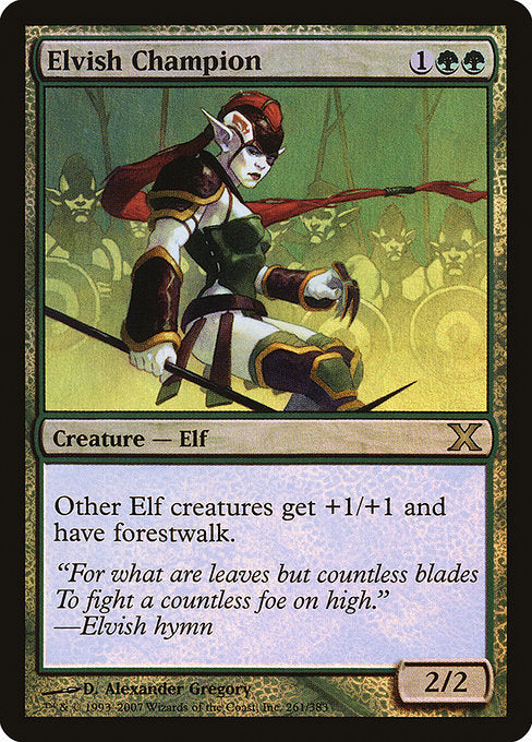 10E: Elvish Champion (Foil)