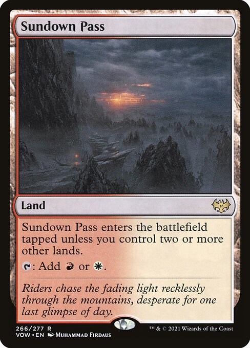VOW: Sundown Pass
