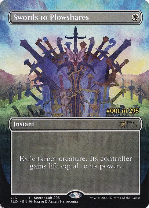 SLD: Swords to Plowshares (Serial Numbered) (Foil)
