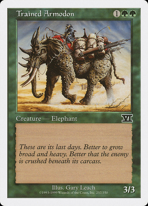 6ED: Trained Armodon