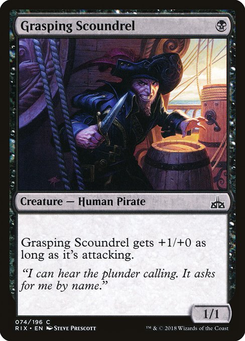 RIX: Grasping Scoundrel