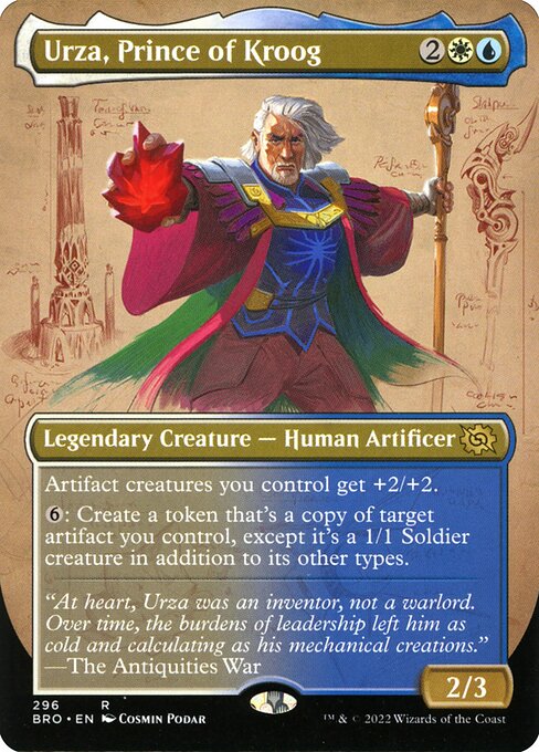 BRO: Urza, Prince of Kroog (Borderless) (Foil)