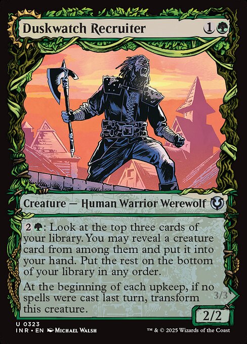 INR: Duskwatch Recruiter (Showcase) (Foil)