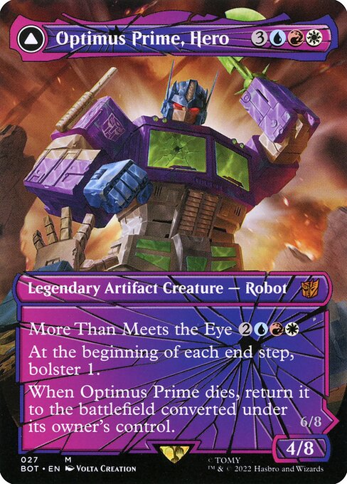 BOT: Optimus Prime, Hero (Shattered Glass) (Foil)