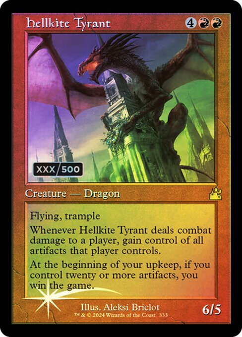 RVR: Hellkite Tyrant (Retro Frame) (Serial Numbered) (Foil)