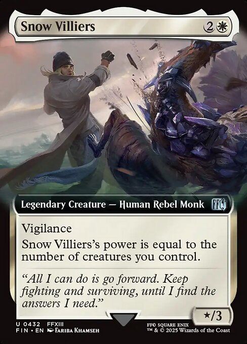 FIN: Snow Villiers (Extended Art) (Foil)