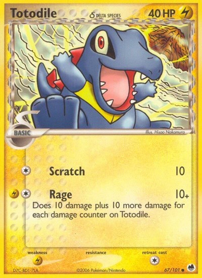 DF: Totodile (Delta Species)
