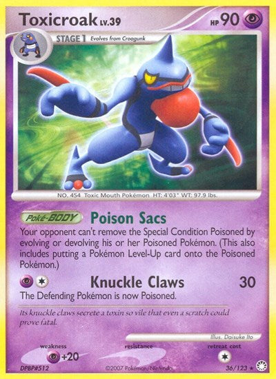 MT: Toxicroak (Reverse Holofoil)