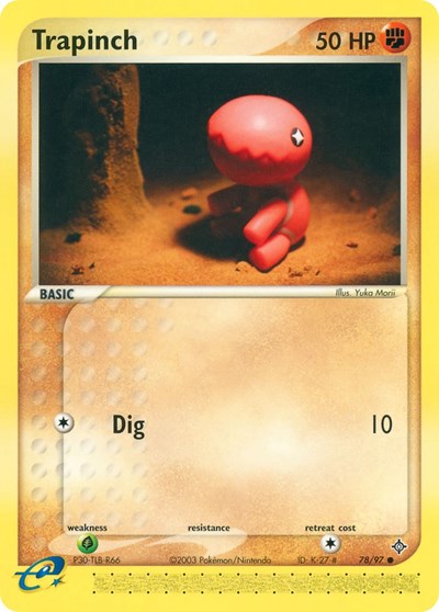 DR: Trapinch - 78/97 (Reverse Holofoil)