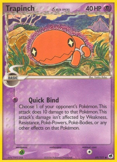 DF: Trapinch - 069/101 (Delta Species)