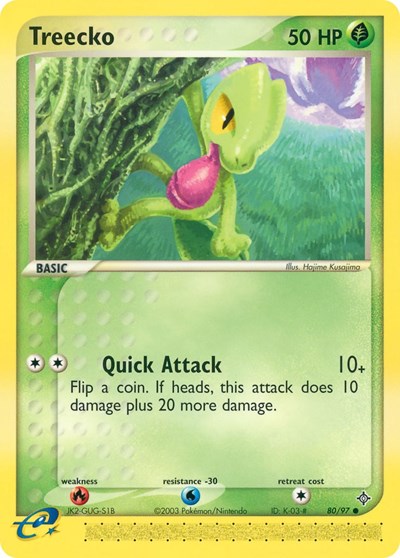 DR: Treecko (Reverse Holofoil)