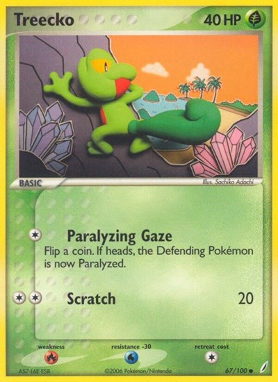 CG: Treecko (Reverse Holofoil)