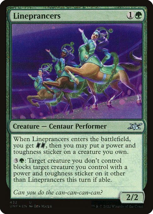 UNF: Lineprancers (Galaxy Foil)
