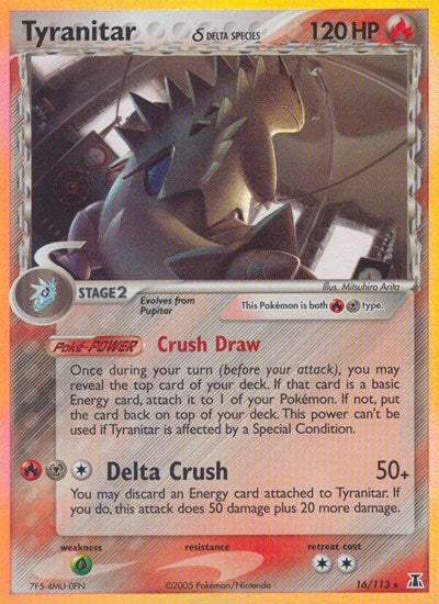 DS: Tyranitar (Delta Species) (Holofoil)