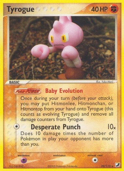 UF: Tyrogue (Reverse Holofoil)