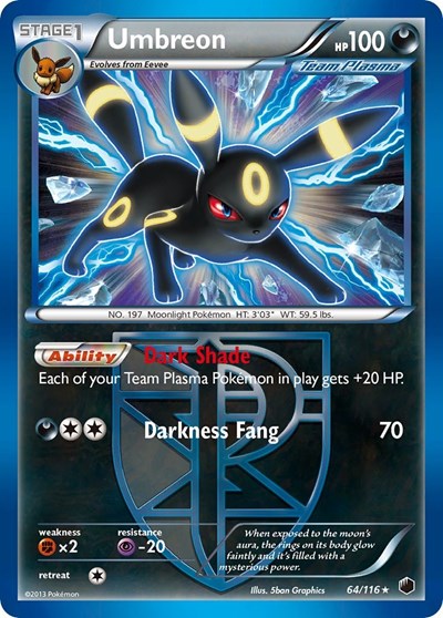 PLF: Umbreon (Team Plasma) (Reverse Holofoil)