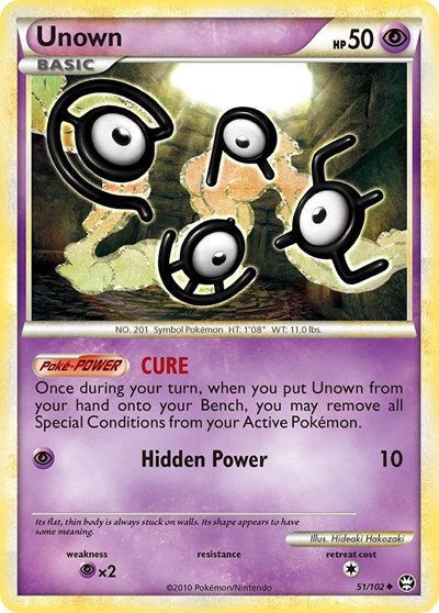 TM: Unown (Reverse Holofoil)