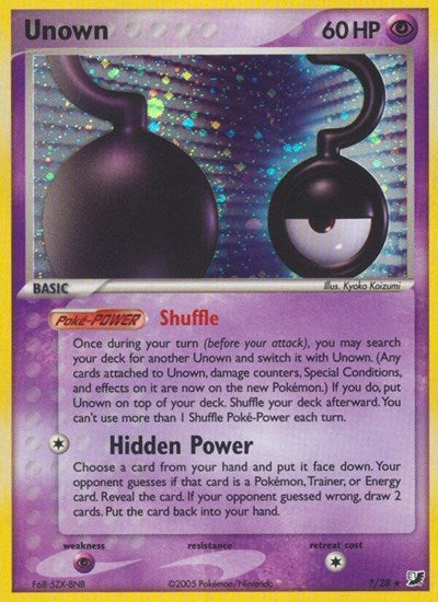 UF: Unown (?) (Holofoil)