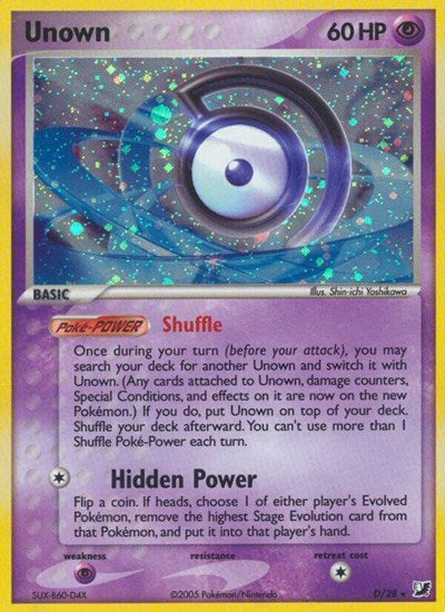 UF: Unown (D) (Holofoil)