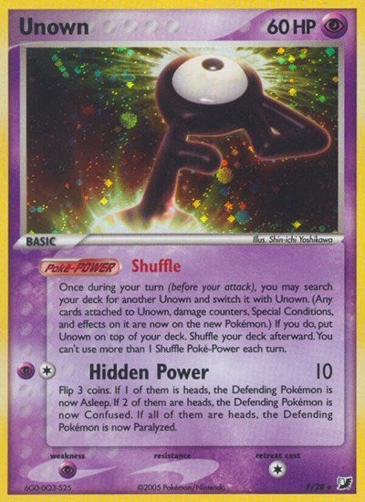 UF: Unown (F) (Holofoil)