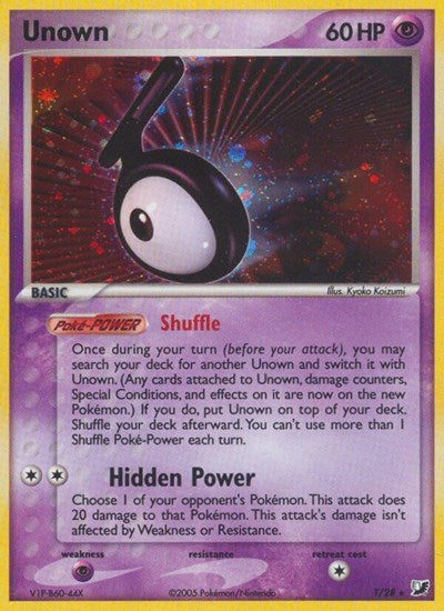 UF: Unown (T) (Holofoil)