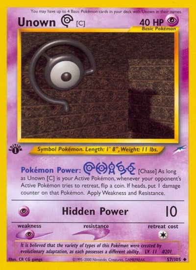 N4: Unown [C] (1st Edition)