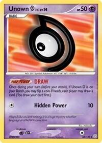 DP: Unown [D] (Reverse Holofoil)