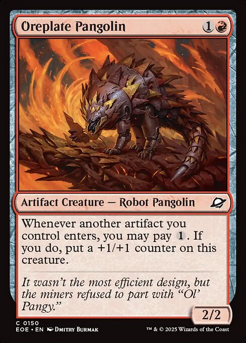 EOE: Oreplate Pangolin