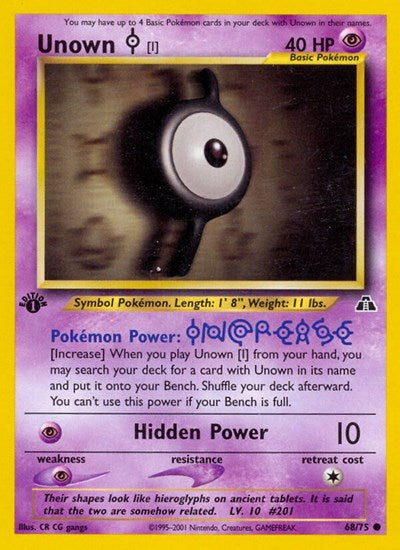 N2: Unown [I] (1st Edition)