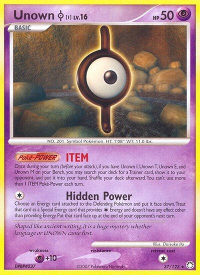 MT: Unown [I] (Reverse Holofoil)