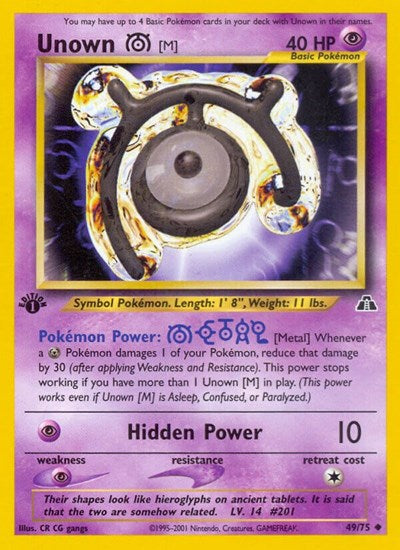 N2: Unown [M] (1st Edition)