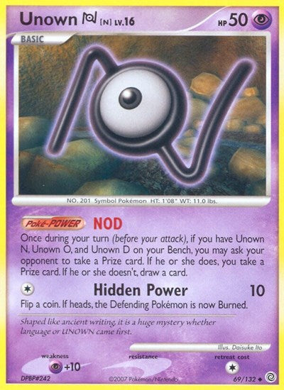 SW: Unown [N] (Reverse Holofoil)
