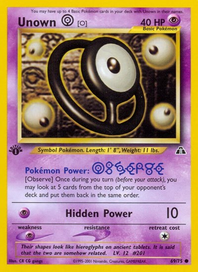N2: Unown [O] (Unlimited)