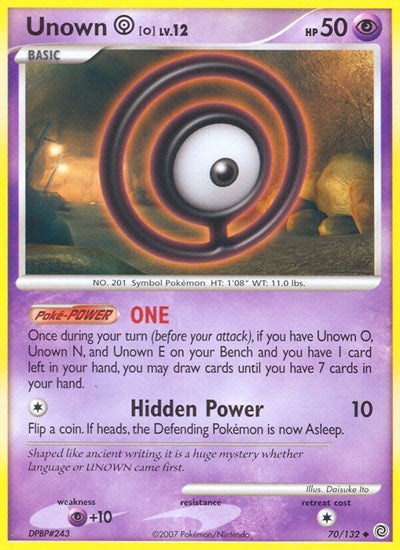 SW: Unown [O] (Reverse Holofoil)