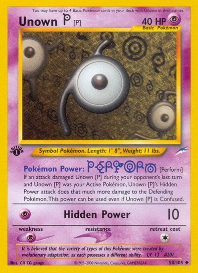 N4: Unown [P] (1st Edition)
