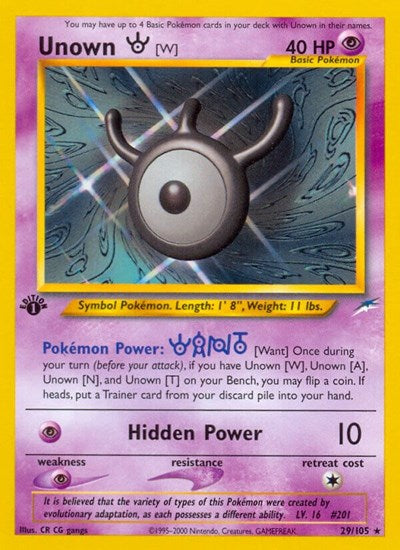 N4: Unown [W] (1st Edition)