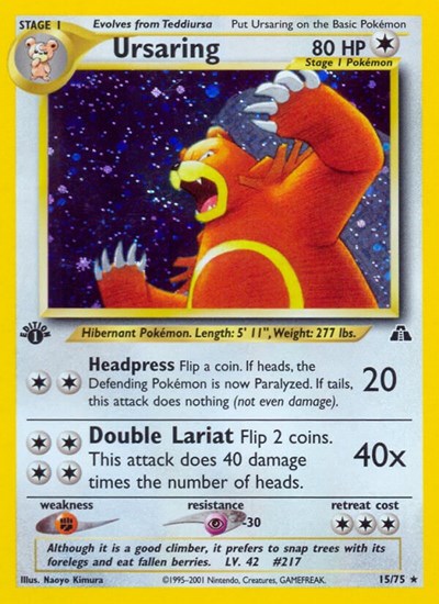N2: Ursaring (15) (1st Edition Holofoil)