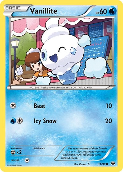 NXD: Vanillite (Reverse Holofoil)