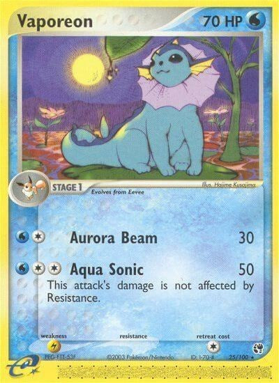 SS: Vaporeon (Reverse Holofoil)