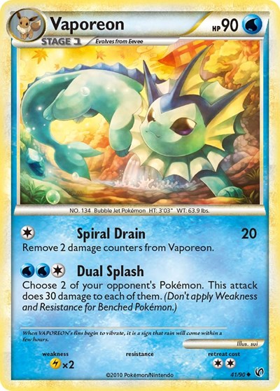 UD: Vaporeon (Reverse Holofoil)