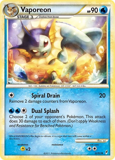 CL: Vaporeon (Reverse Holofoil)