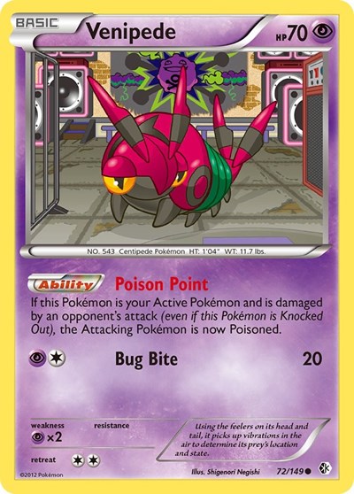 BCR: Venipede (Reverse Holofoil)