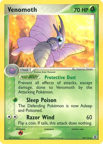RG: Venomoth (Reverse Holofoil)