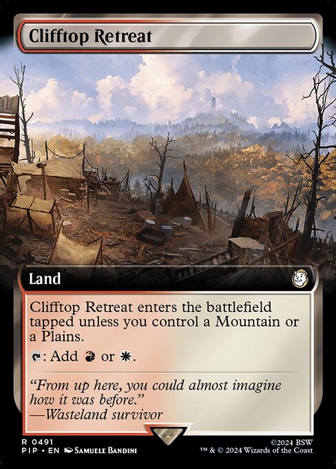 PIP: Clifftop Retreat (Extended Art) (Foil)