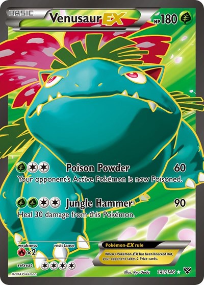 XY: Venusaur EX (141 Full Art) (Holofoil)