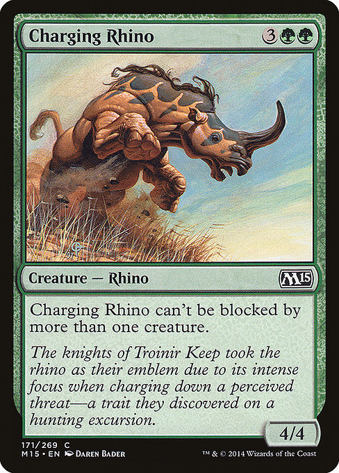 M15: Charging Rhino (Foil)