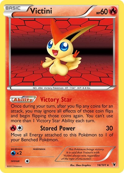 NVI: Victini (14) (Reverse Holofoil)